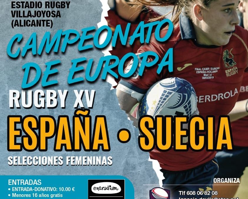 Servicios de comunicación para el Campeonato de Europa de Rugby XV femenino entre España y Suecia